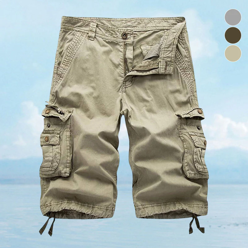 Mens Cotton Stylish Durable Cargo Shorts - Image 7