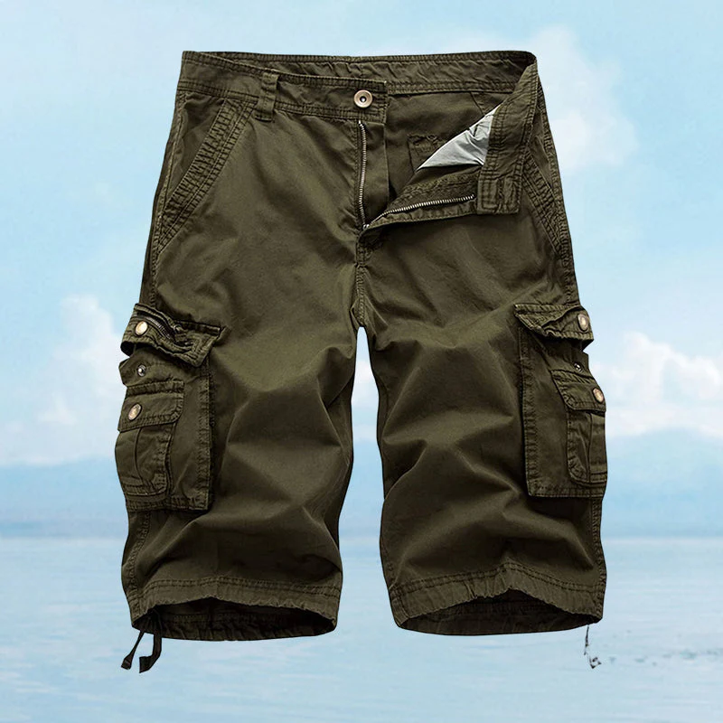 Mens Cotton Stylish Durable Cargo Shorts - Image 8