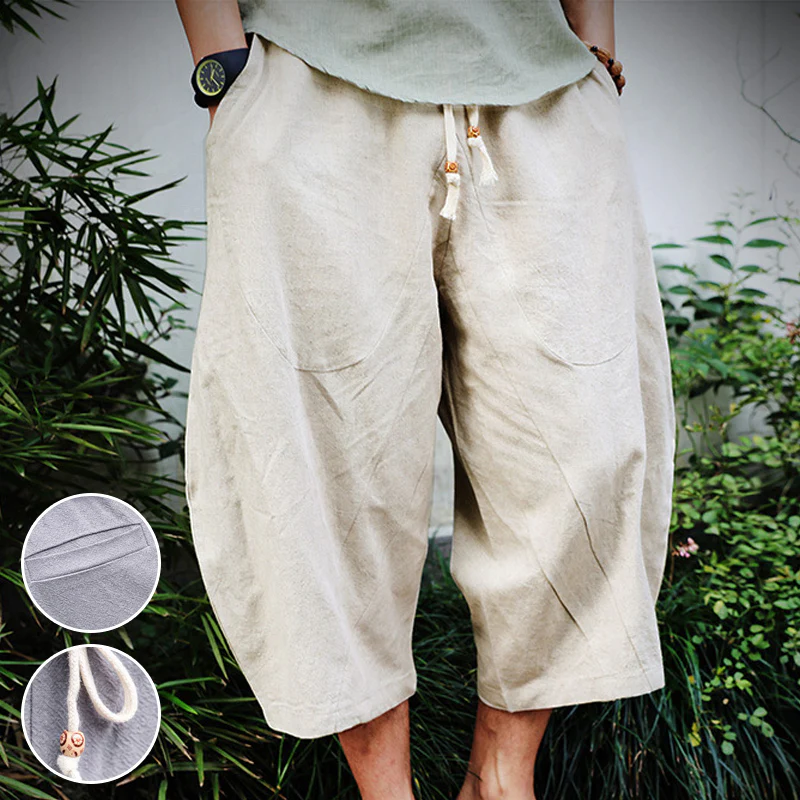 Men's Loose Linen Casual Pants - Image 10