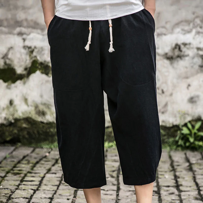 Men's Loose Linen Casual Pants - Image 4