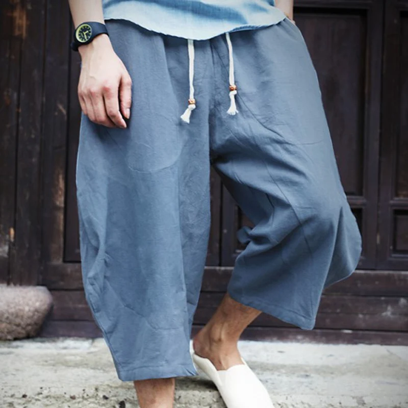 Men's Loose Linen Casual Pants - Image 8
