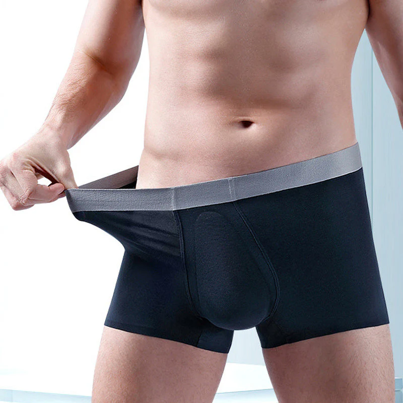 Men's Organic Latex Support Pouch Trunks - Image 7