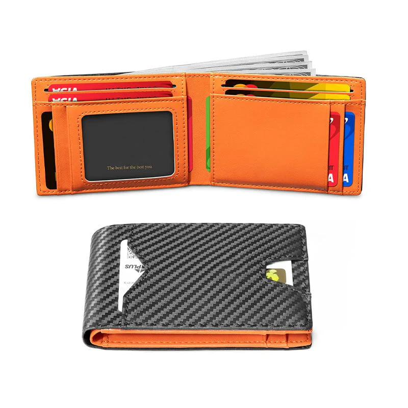 Men's Slim Wallet With RFID Blocking - Image 14