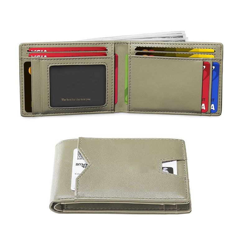 Men's Slim Wallet With RFID Blocking - Image 15