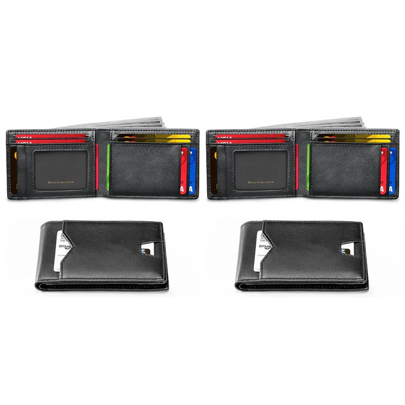 Men's Slim Wallet With RFID Blocking - Image 17