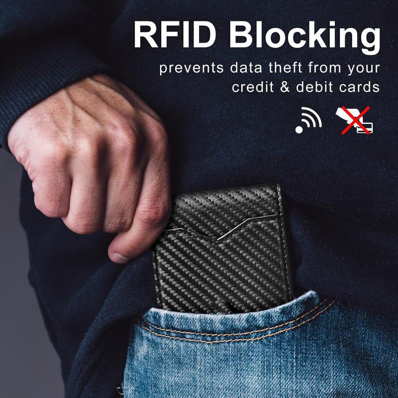 Men's Slim Wallet With RFID Blocking - Image 5