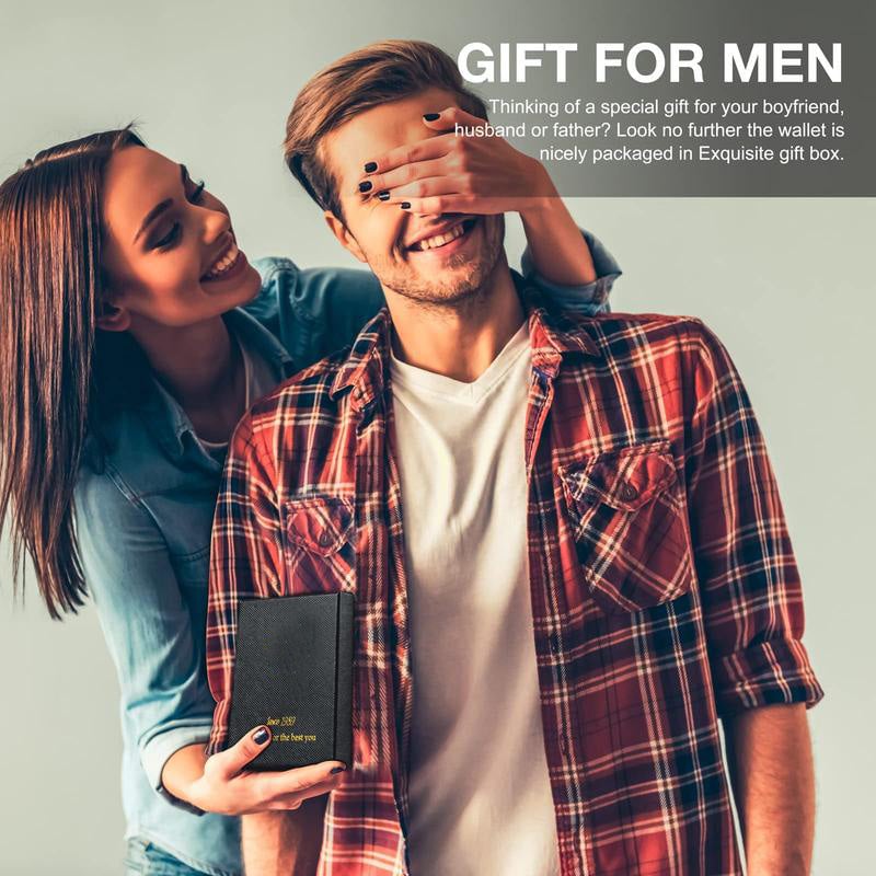 Men's Slim Wallet With RFID Blocking - Image 7
