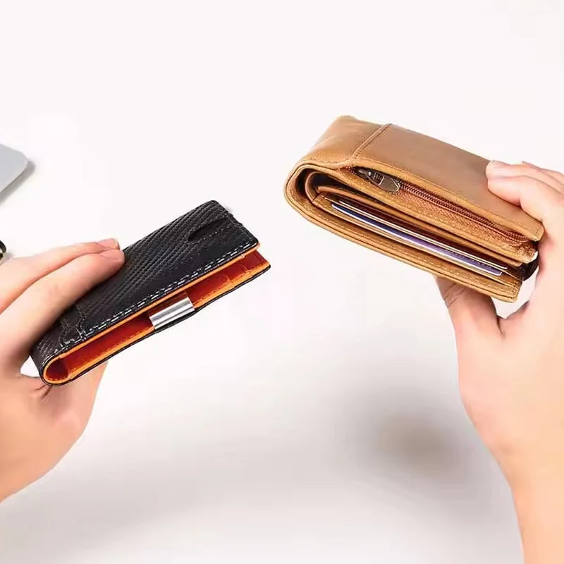 Men's Slim Wallet With RFID Blocking - Image 9