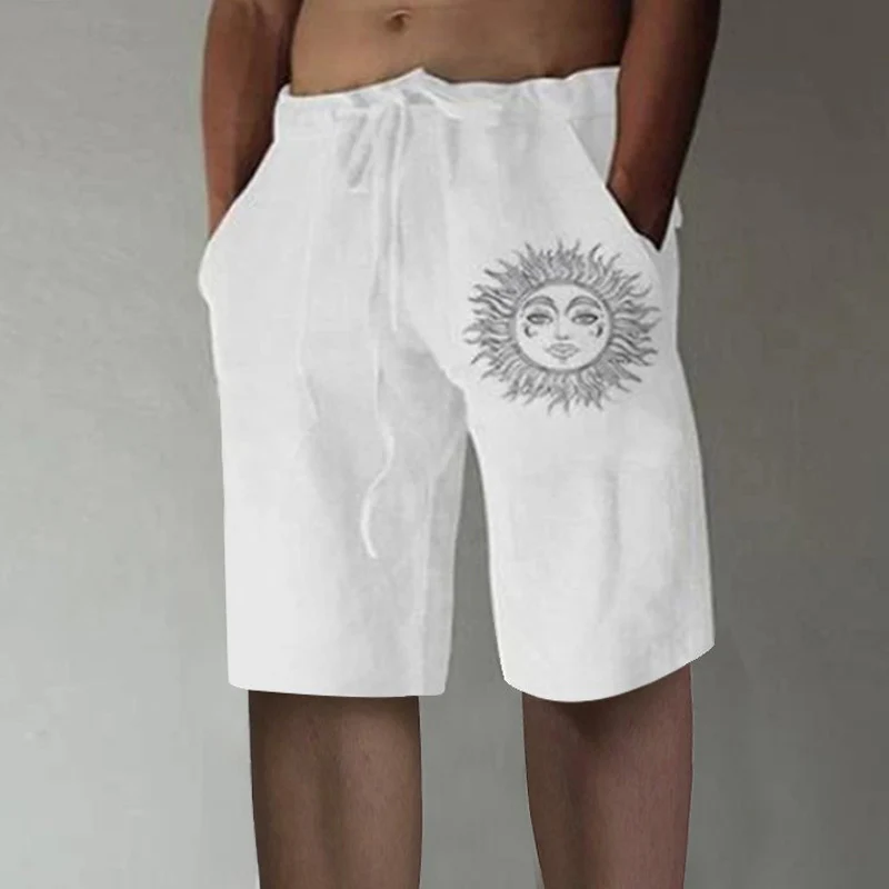 Men's Stretch Drawstring Straight Shorts - Image 2