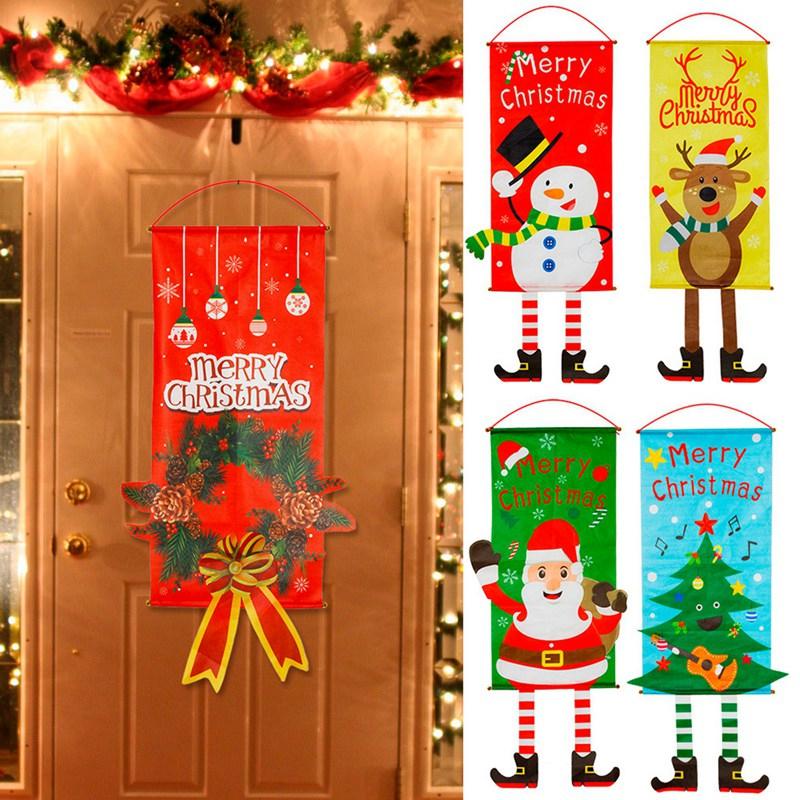 Merry Christmas Door Banner Hanging Ornament - Image 2