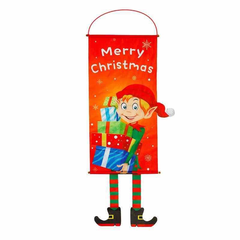 Merry Christmas Door Banner Hanging Ornament - Image 7
