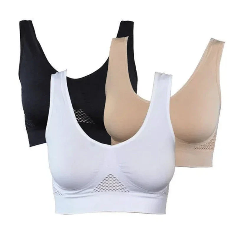 Mesh Breathable Sports Bra - Image 11