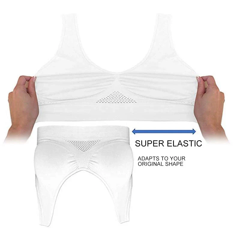 Mesh Breathable Sports Bra - Image 5