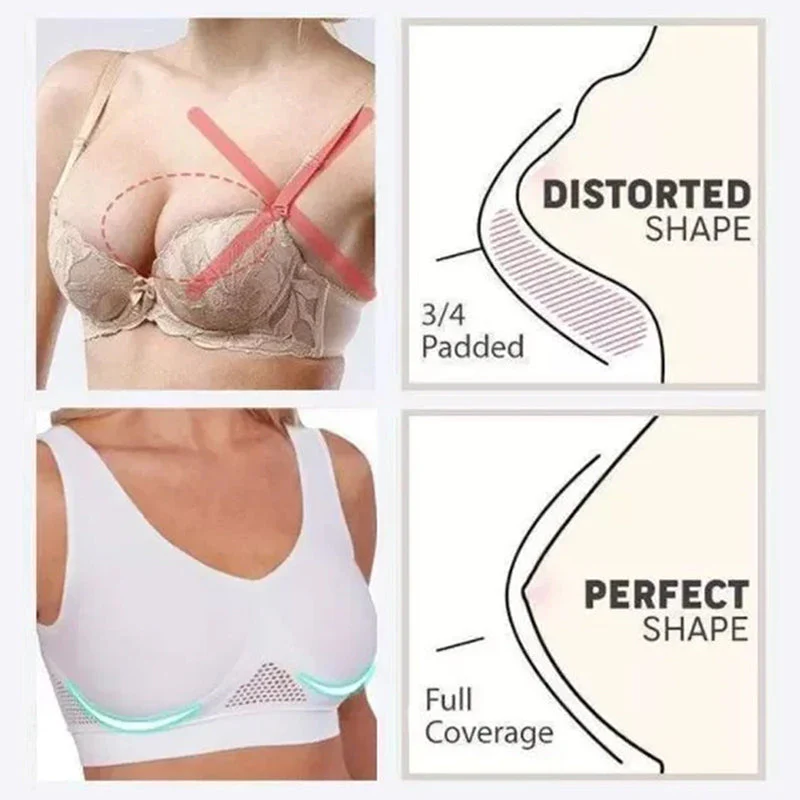 Mesh Breathable Sports Bra - Image 6