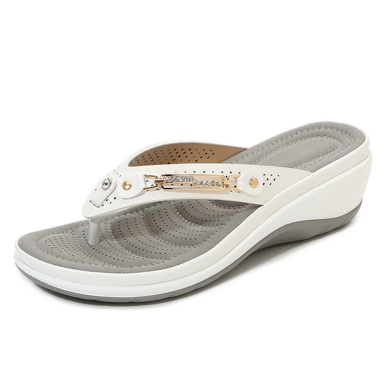 Metal Buckle Beach Flip Flops - Image 10