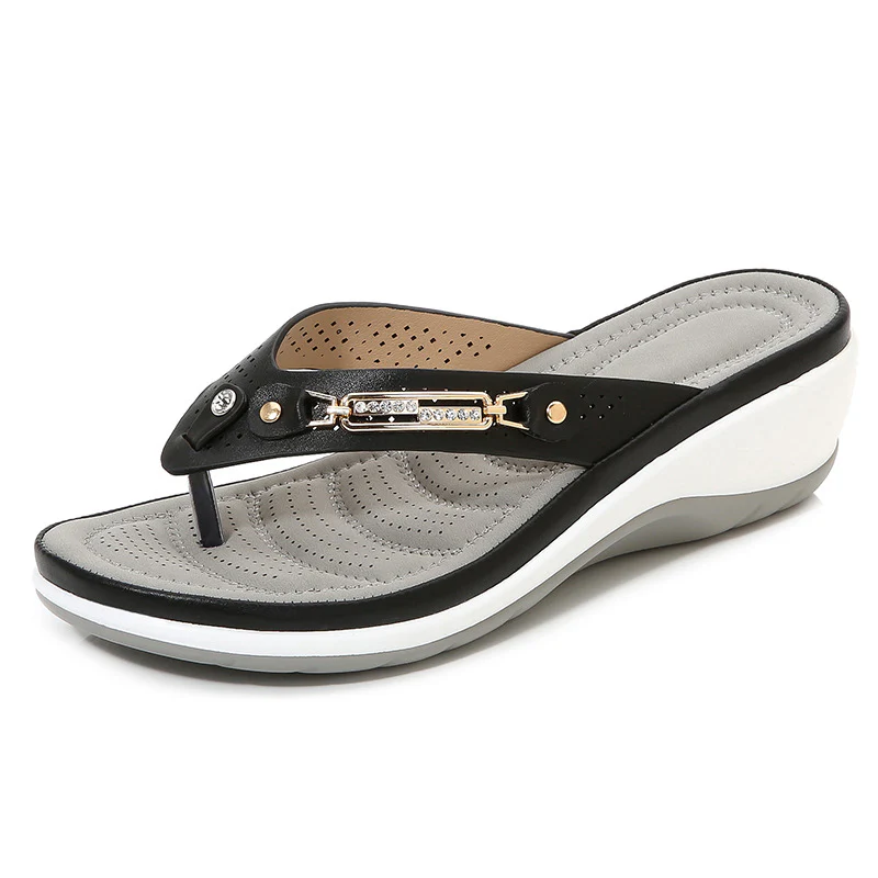 Metal Buckle Beach Flip Flops - Image 12