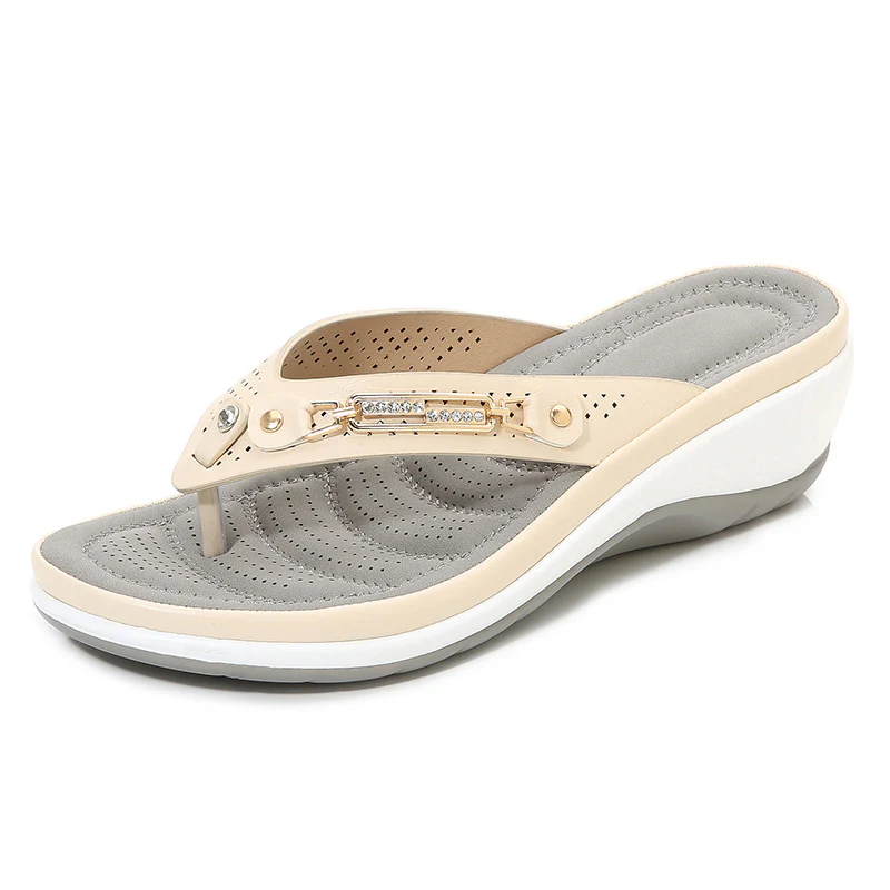 Metal Buckle Beach Flip Flops - Image 13
