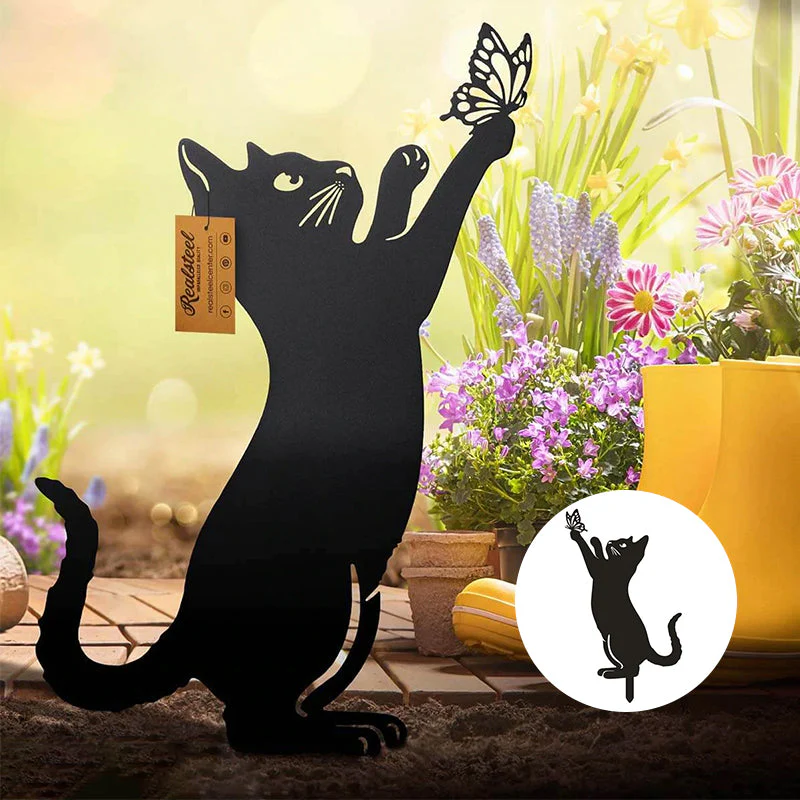 Metal Cat Decoration - Image 9