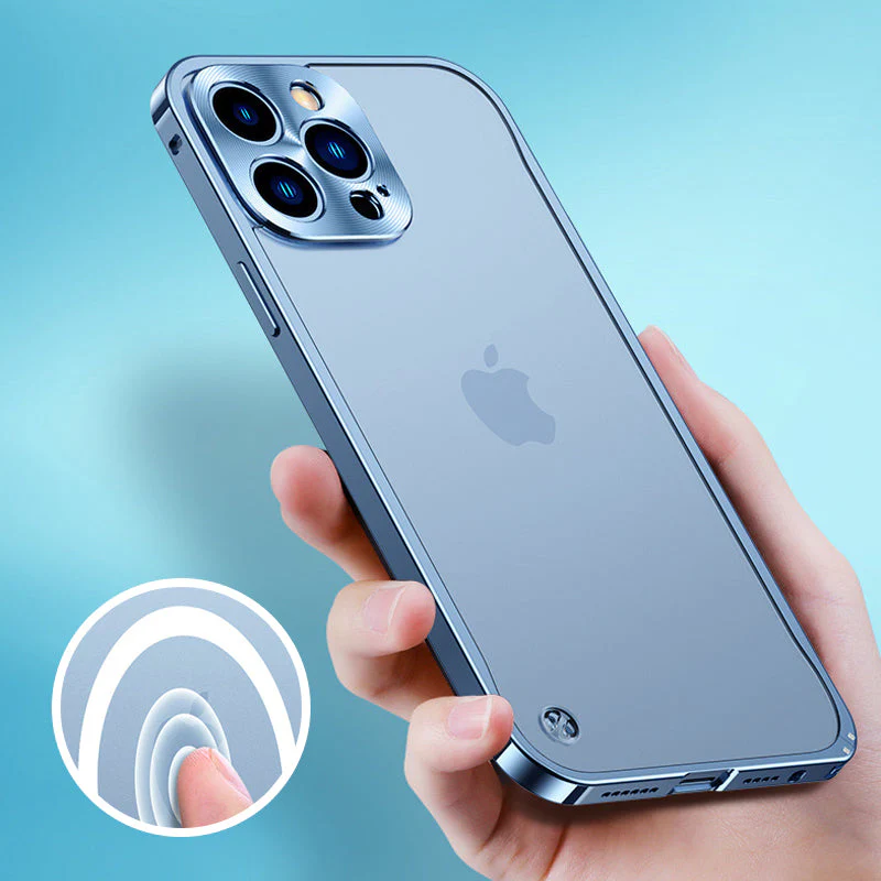 Metal Frame Magnetic Charging Case For iPhone - Image 9