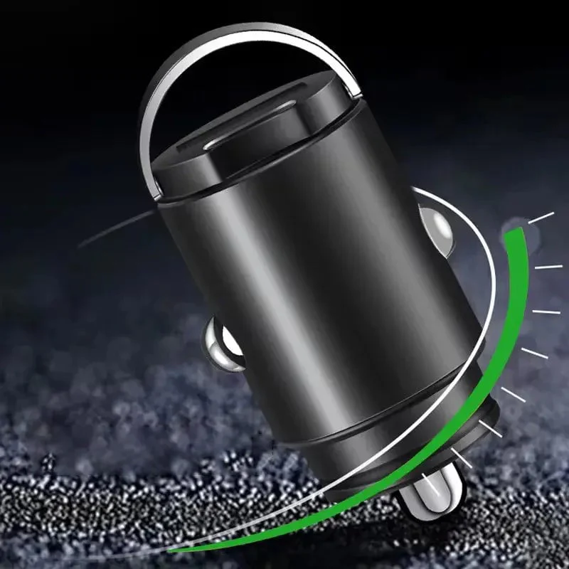 Metal Pull-Ring Invisible Fast Car Charger - Image 4