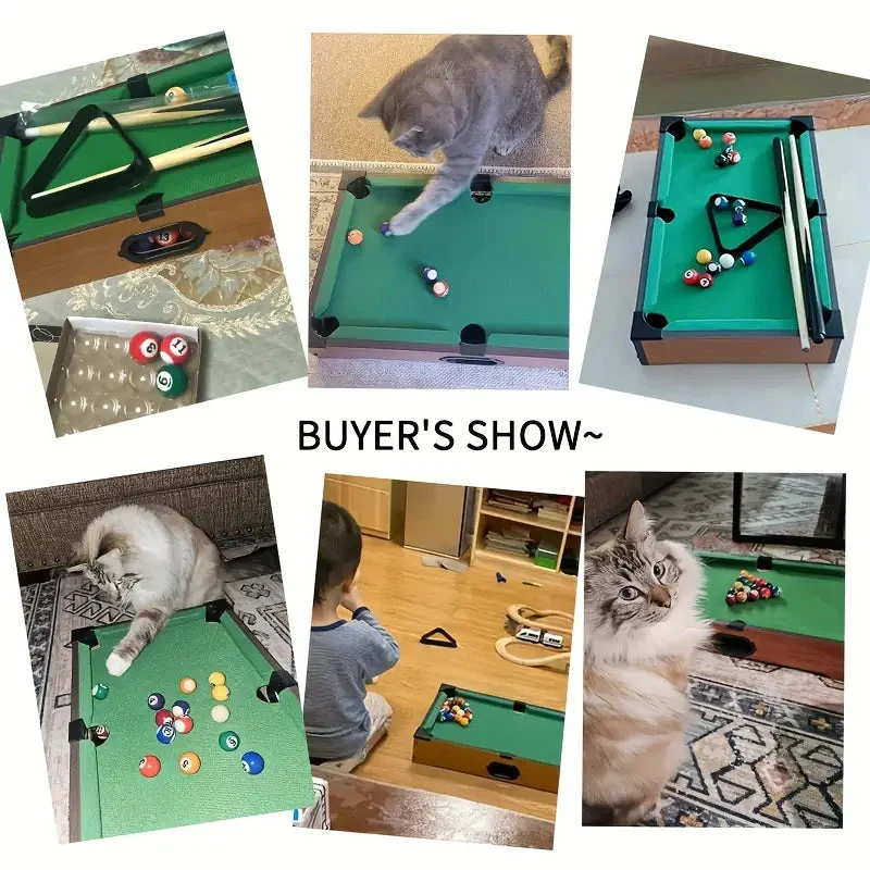 Mini Billiards Table Interactive Cat Toy For Household - Image 4
