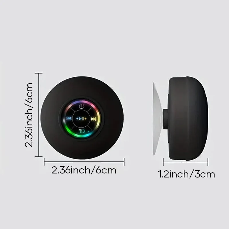 Mini Bluetooth Shower Speaker With Led Light - Image 12