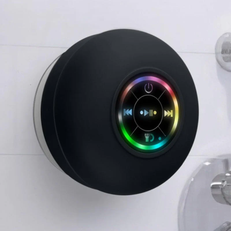Mini Bluetooth Shower Speaker With Led Light - Image 10