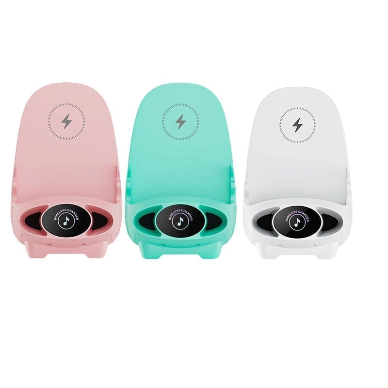 Mini Chair Wireless Fast Charger Multifunctional Phone Holder - Image 14