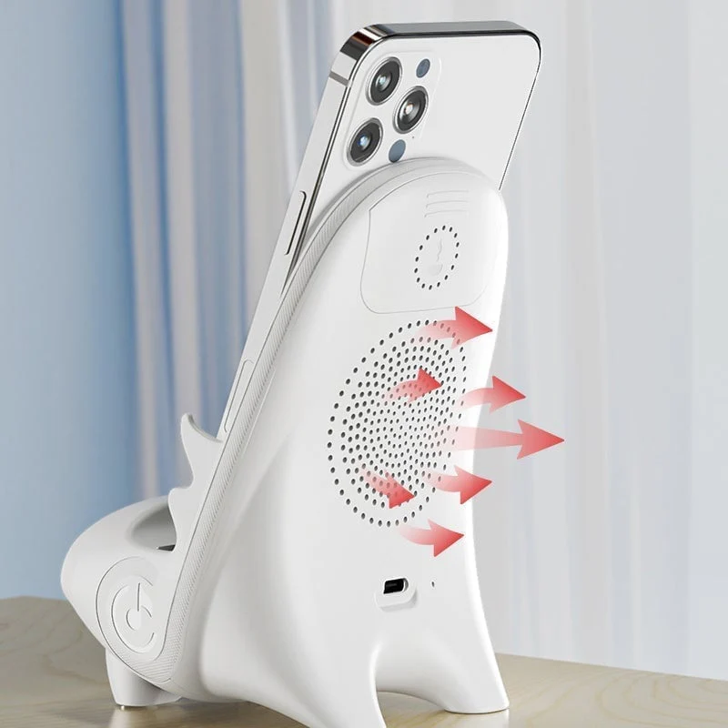 Mini Chair Wireless Fast Charger Multifunctional Phone Holder - Image 6