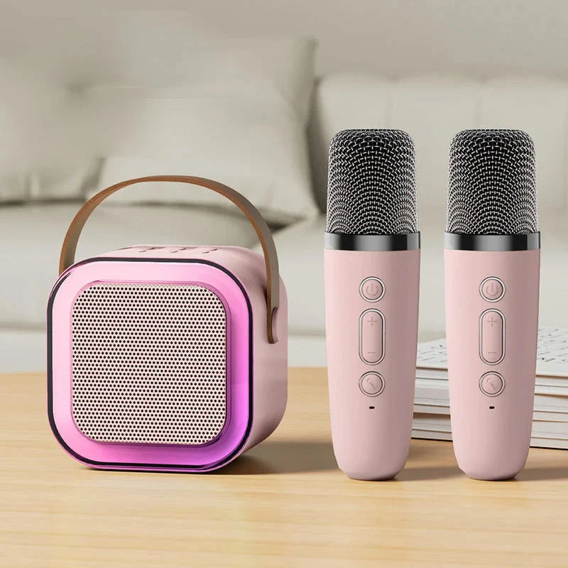 Mini Karaoke Machine with Wireless Microphones - Image 10