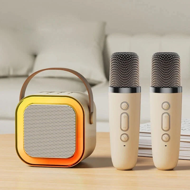 Mini Karaoke Machine with Wireless Microphones - Image 11