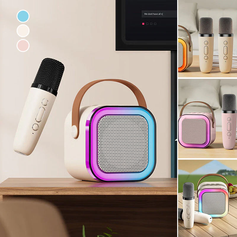 Mini Karaoke Machine with Wireless Microphones - Image 13