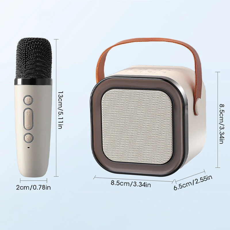 Mini Karaoke Machine with Wireless Microphones - Image 15