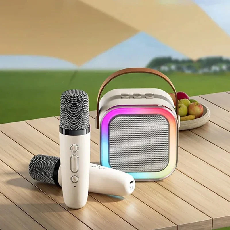 Mini Karaoke Machine with Wireless Microphones - Image 8