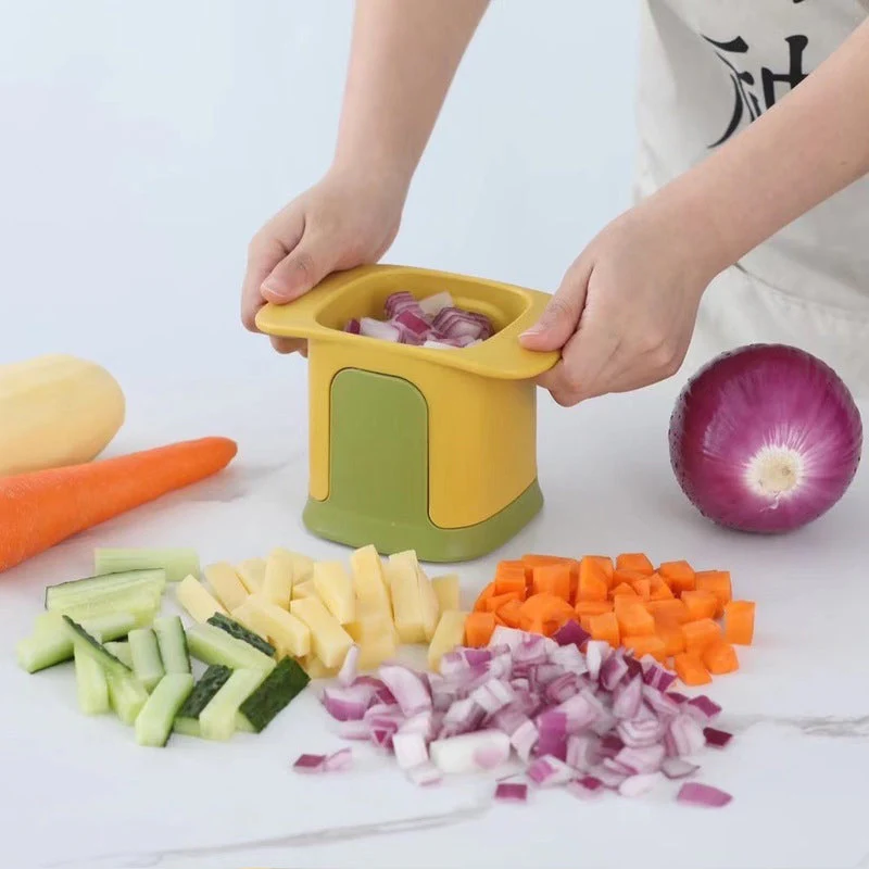 Mini kitchen hand press vegetable cutter - Image 3