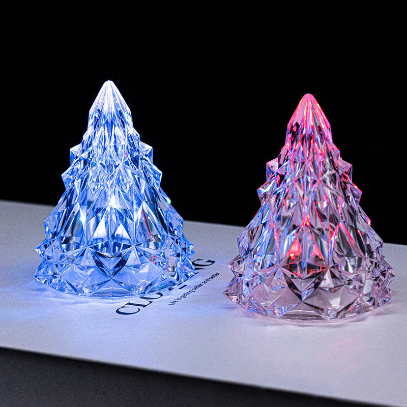Mini LED Crystal Christmas Tree Night Light - Image 4