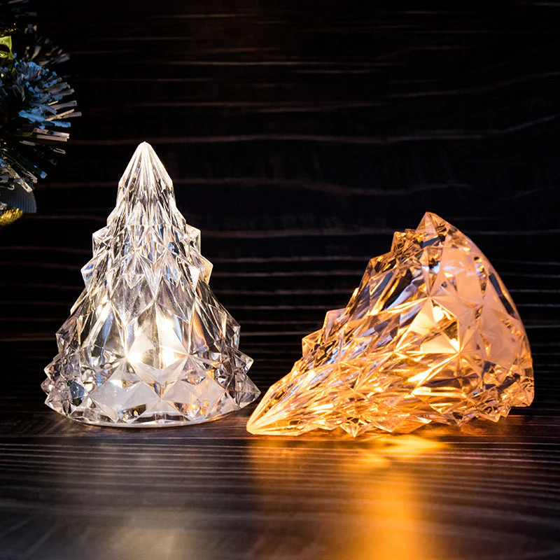 Mini LED Crystal Christmas Tree Night Light - Image 5