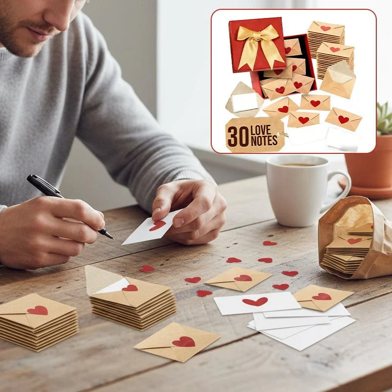 Mini Love Envelope & Heart Sticker Set - Image 9