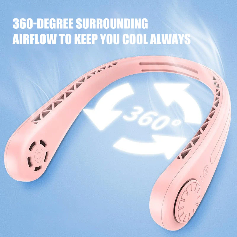 Mini Portable Neck Hanging Fan - Image 3