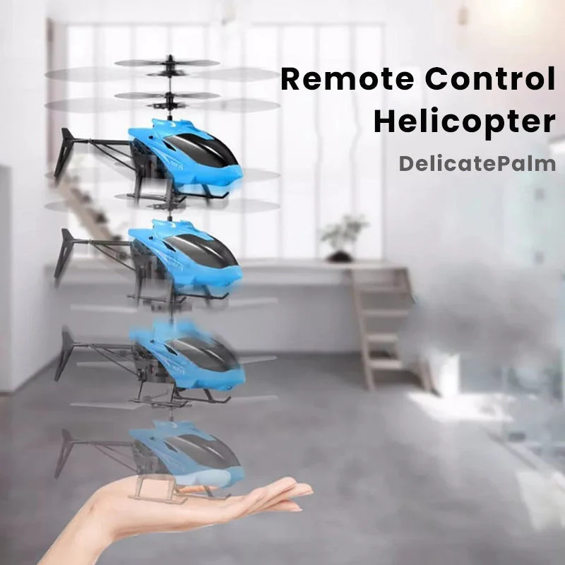 Mini RC Infraed Induction Helicopter Toy - Image 10
