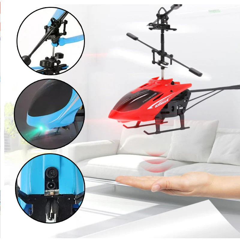 Mini RC Infraed Induction Helicopter Toy - Image 7