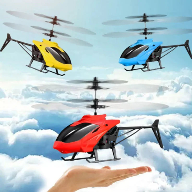 Mini RC Infraed Induction Helicopter Toy - Image 8