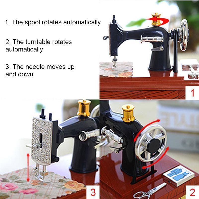 Mini Sewing Machine Music Box - Image 8