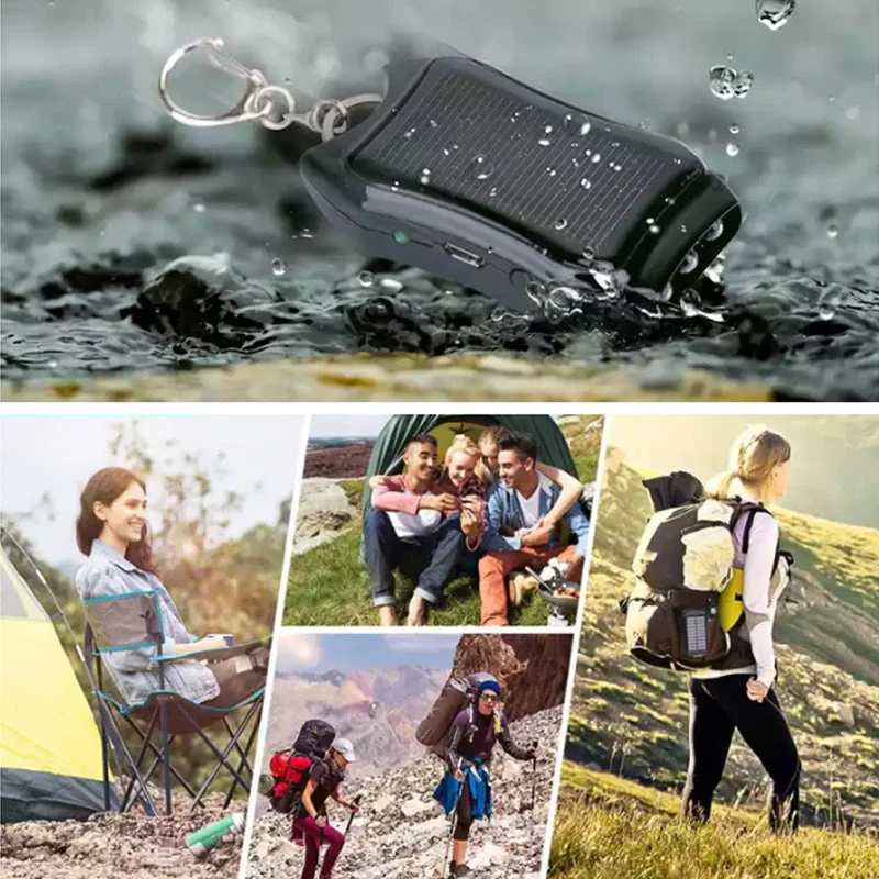 Mini Solar Power Bank Keychain - Image 2