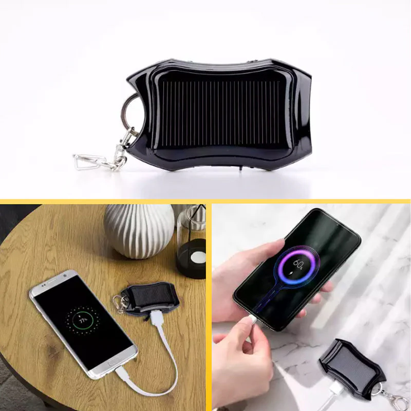 Mini Solar Power Bank Keychain - Image 3