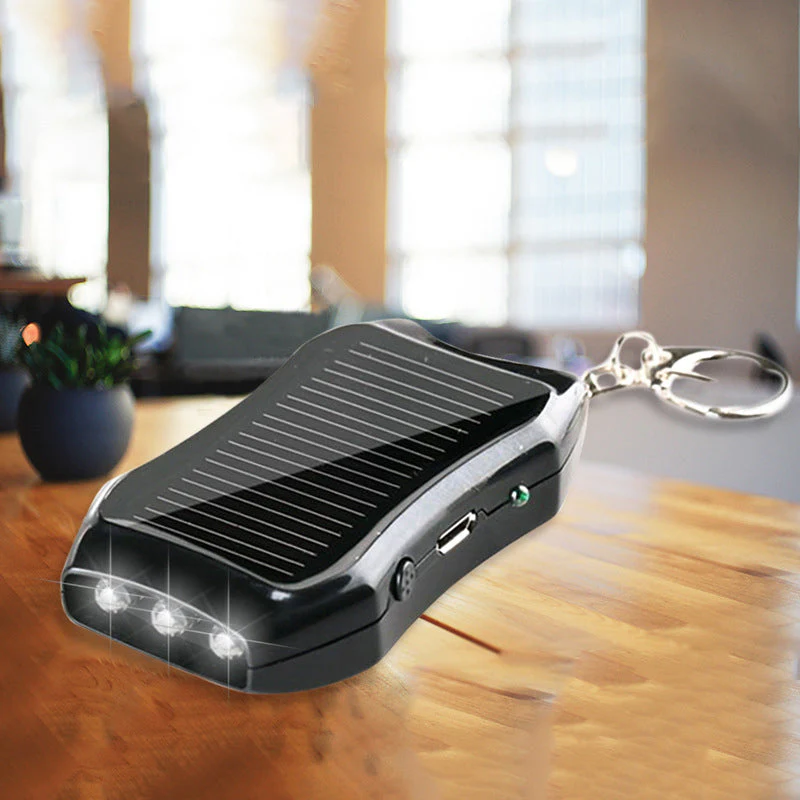 Mini Solar Power Bank Keychain - Image 4