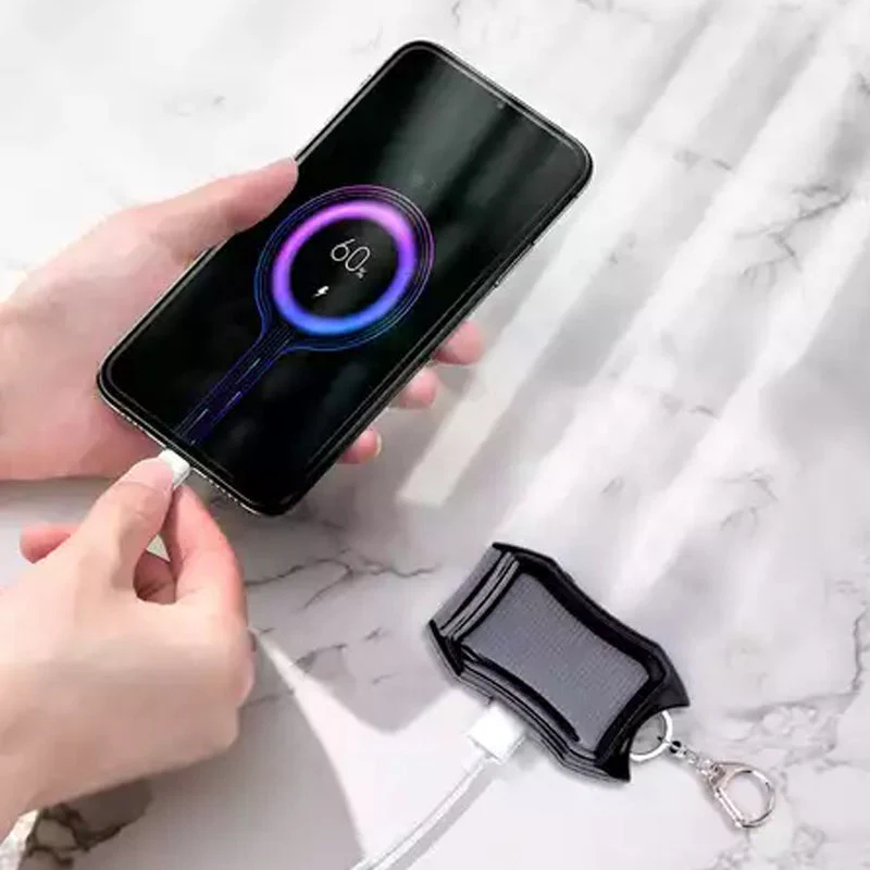 Mini Solar Power Bank Keychain - Image 6