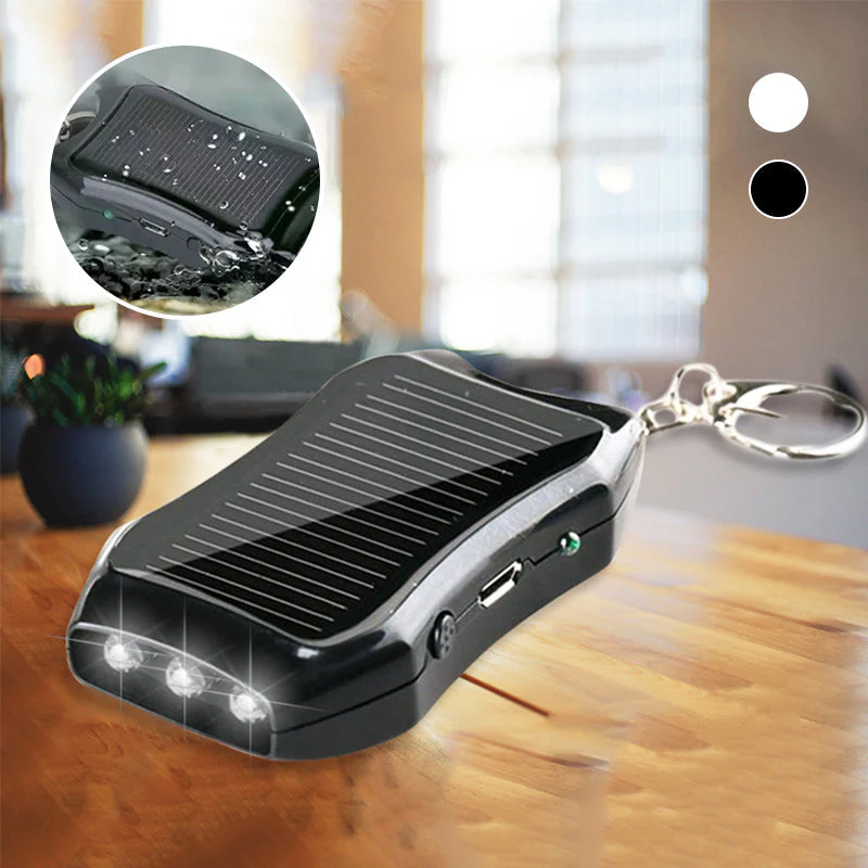Mini Solar Power Bank Keychain - Image 9