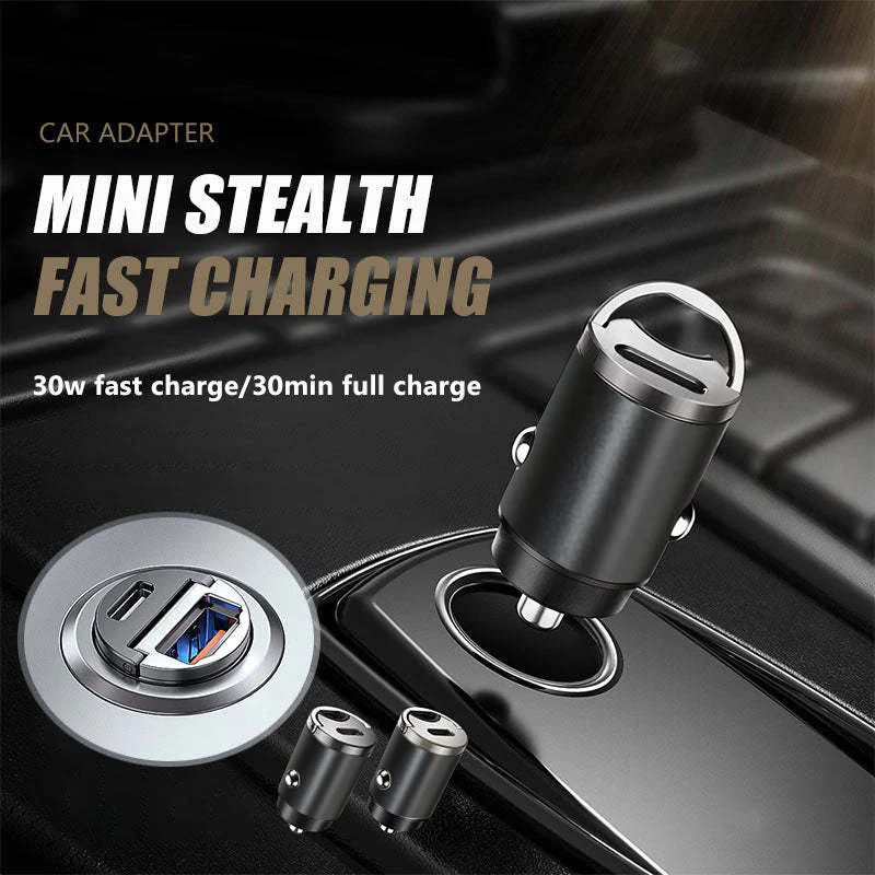Mini Stealth Car Adapter Suitable for iPhone - Image 2