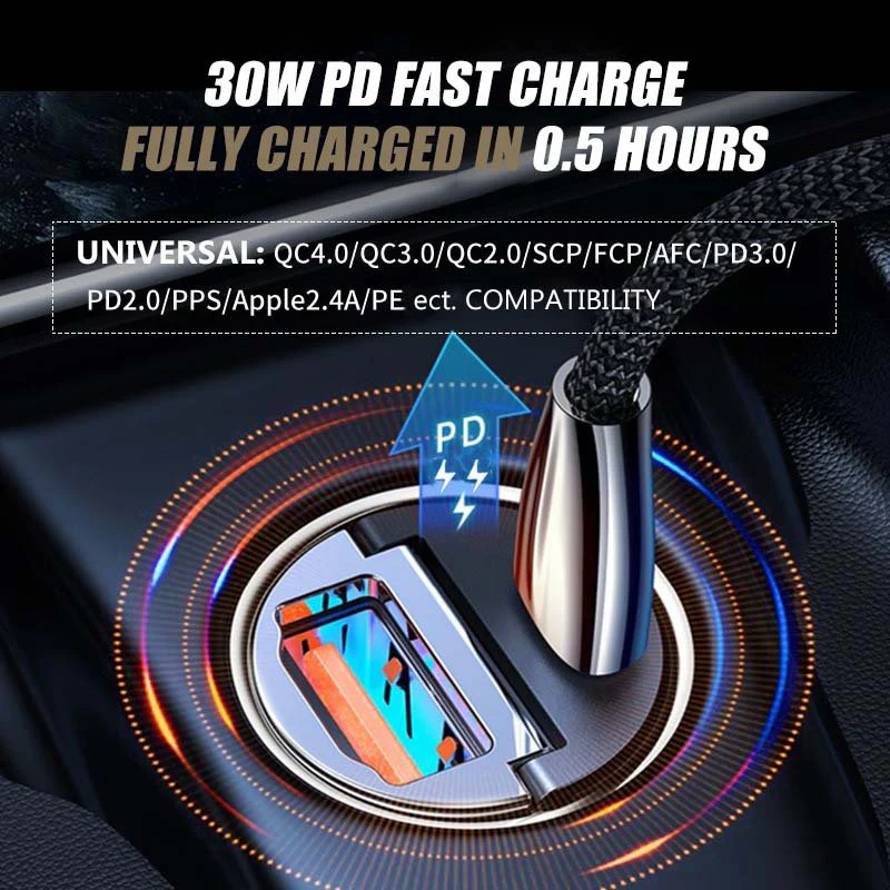 Mini Stealth Car Adapter Suitable for iPhone - Image 3